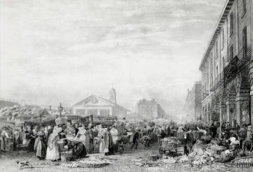 Covent Garden markt, 1824